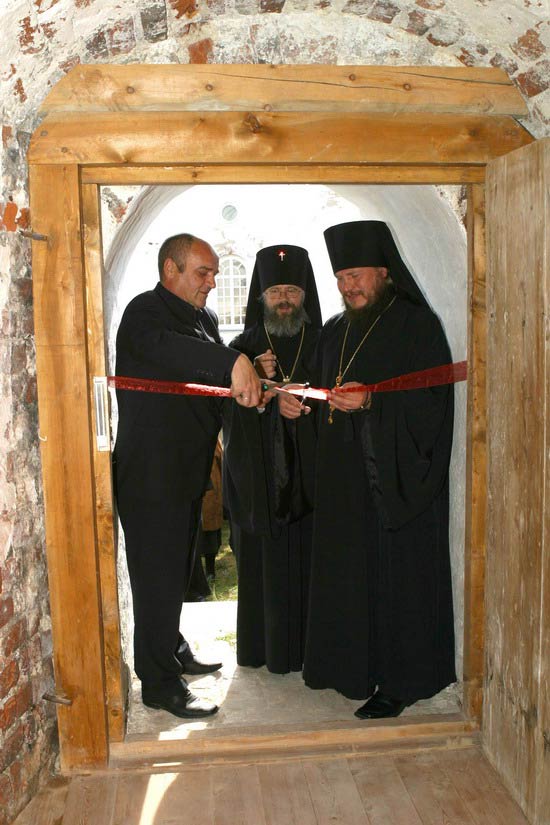 Открытие  выставки «Подвижники благочестия Соловецкого монастыря»